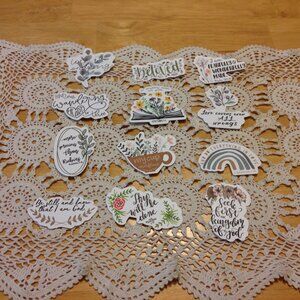 Bible Quotes and Christian Inspiration Stickers Bundle